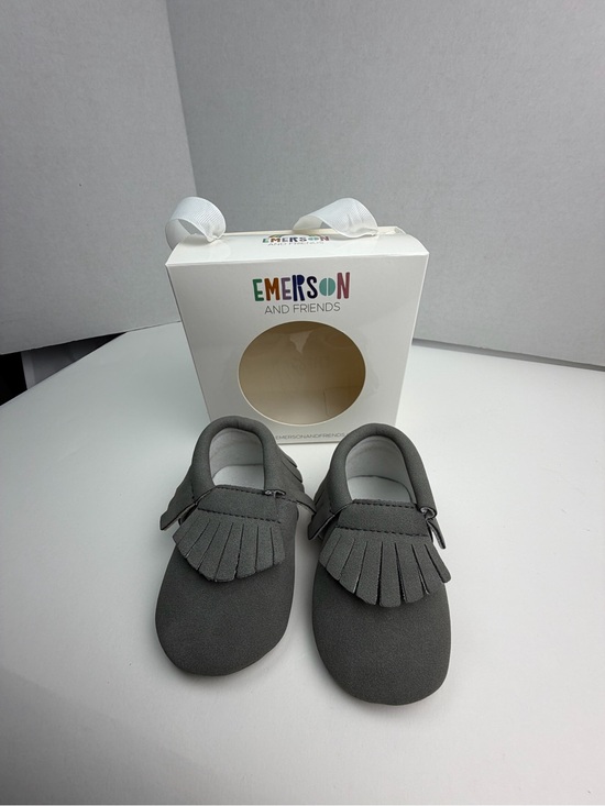 Other - BNIB Emerson & Friends Baby Moccasins Grey 3-6 Months